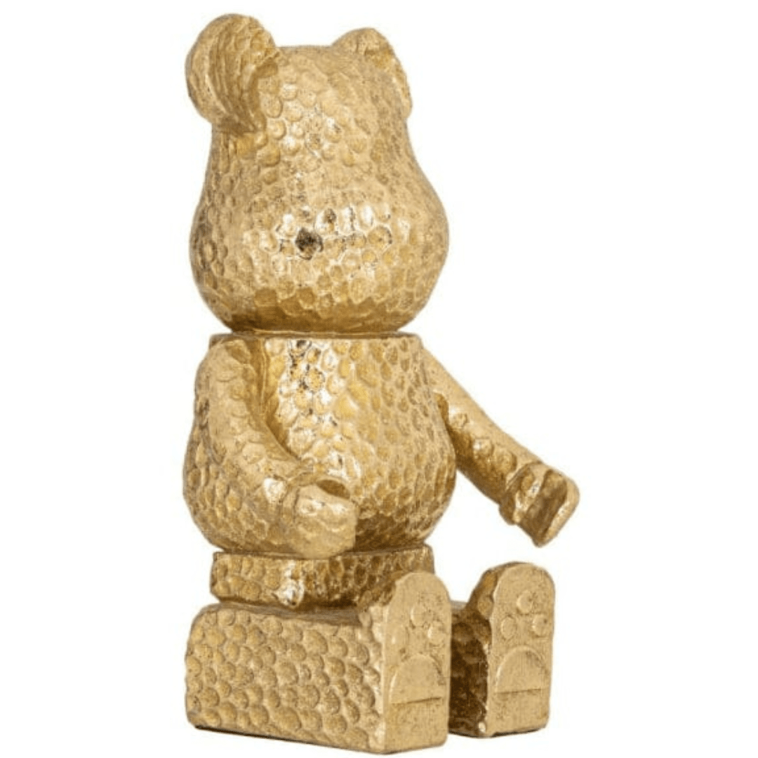 Decorative Gold Sitting Bear Ornament Accessories