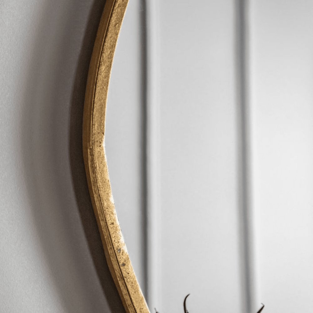 Eccleston Large Gold Pebble Wall Mirror Mirror