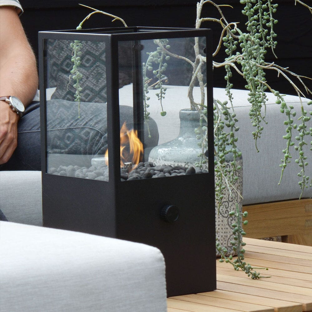 Ember Black Rectangular Fire Lantern Accessories