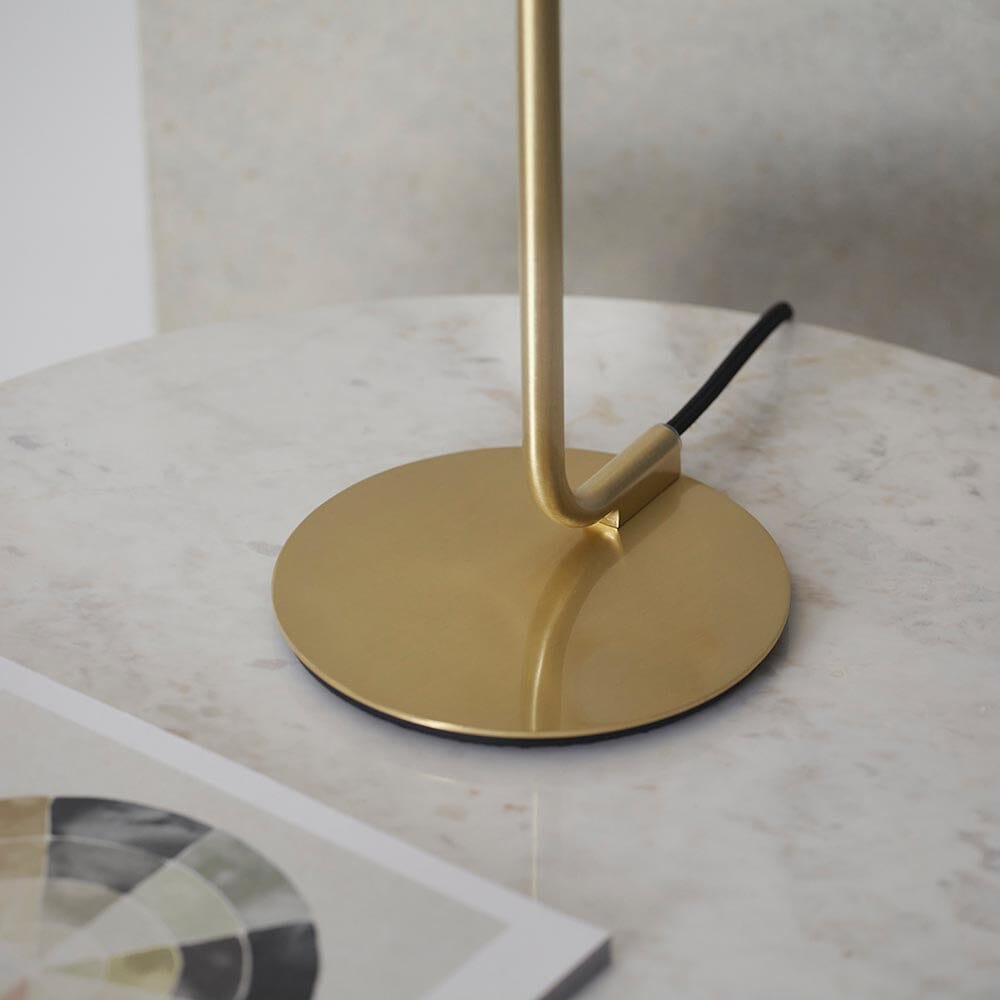 Emily Gold Table Lamp with Confetti Glass Lighting