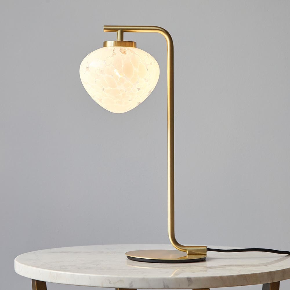 Emily Gold Table Lamp with Confetti Glass Lighting