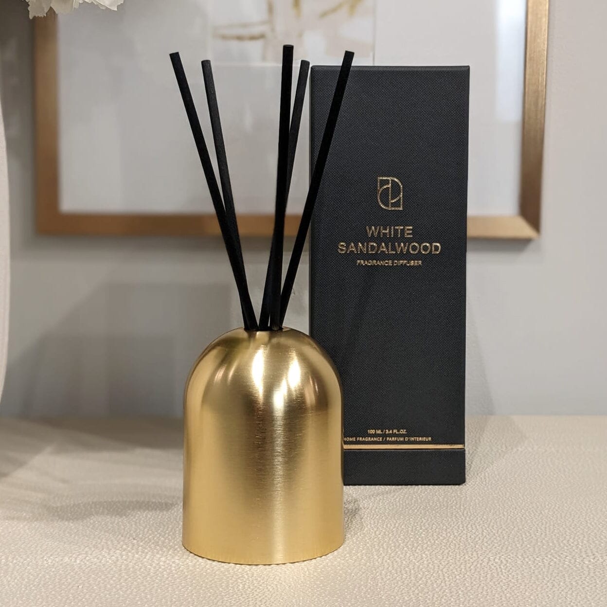 Epiphany Gold White Sandalwood Reed Diffuser Accessories