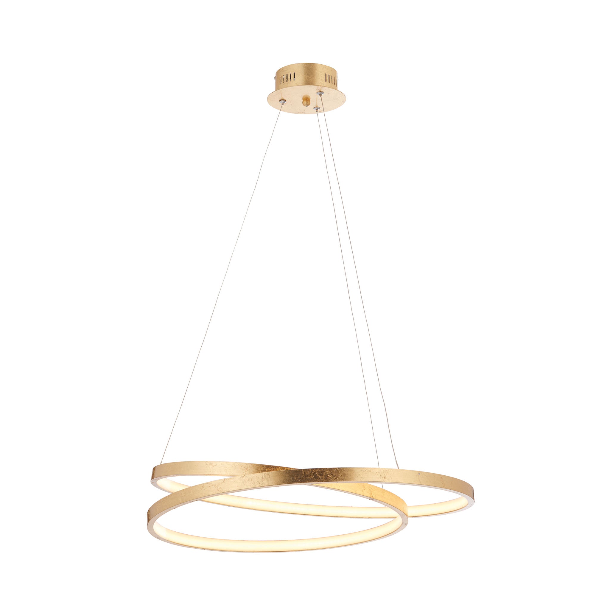 Halo Ring Circular Gold LED Ceiling Light Lighting