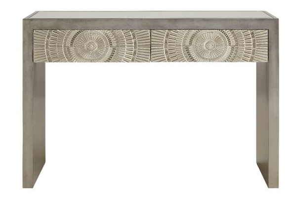 Leverette Silver Console Table Console Table