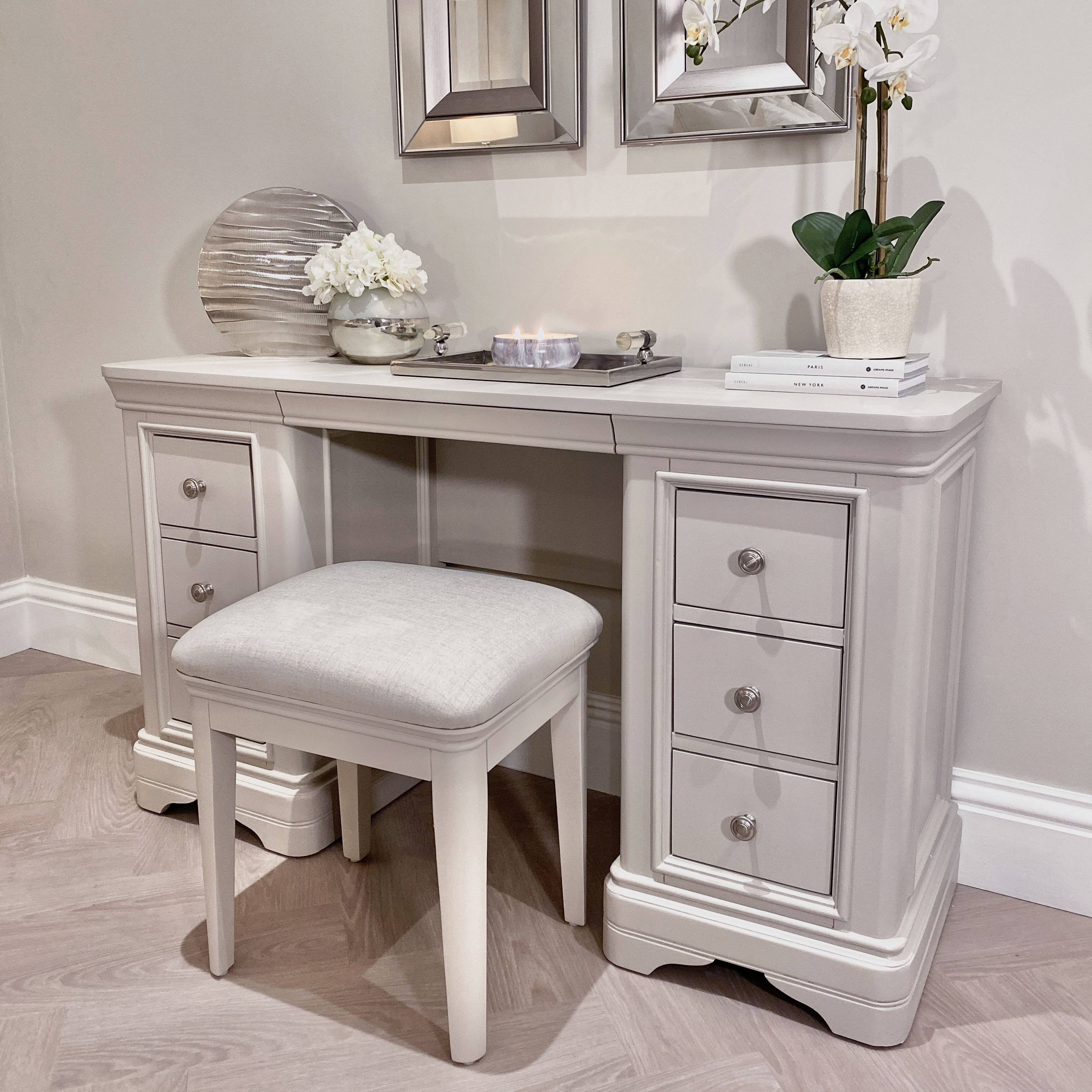 Louvre Taupe Wooden Dressing Table Furniture