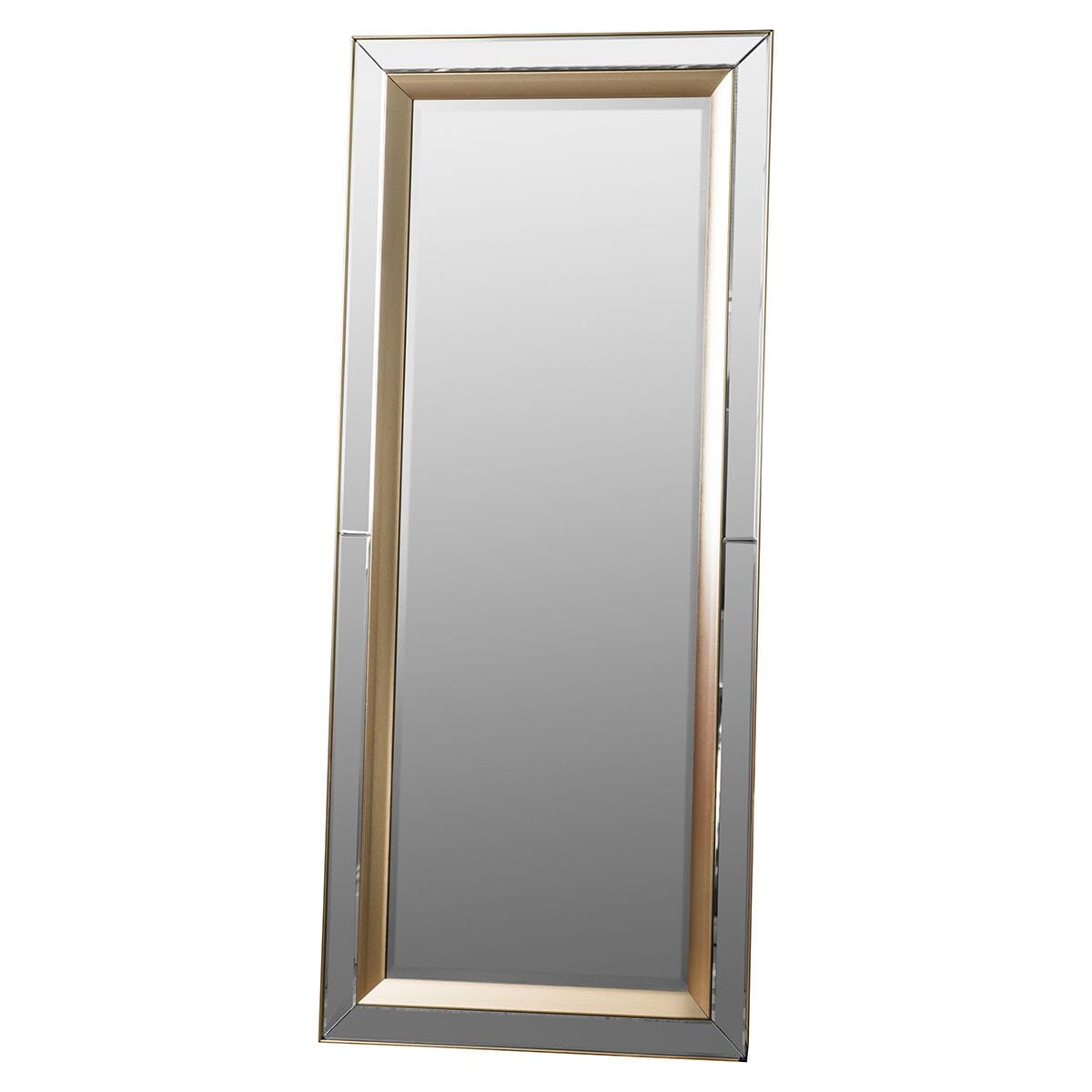 Motif Large Gold Rectangular Mirror - 158cm Mirror