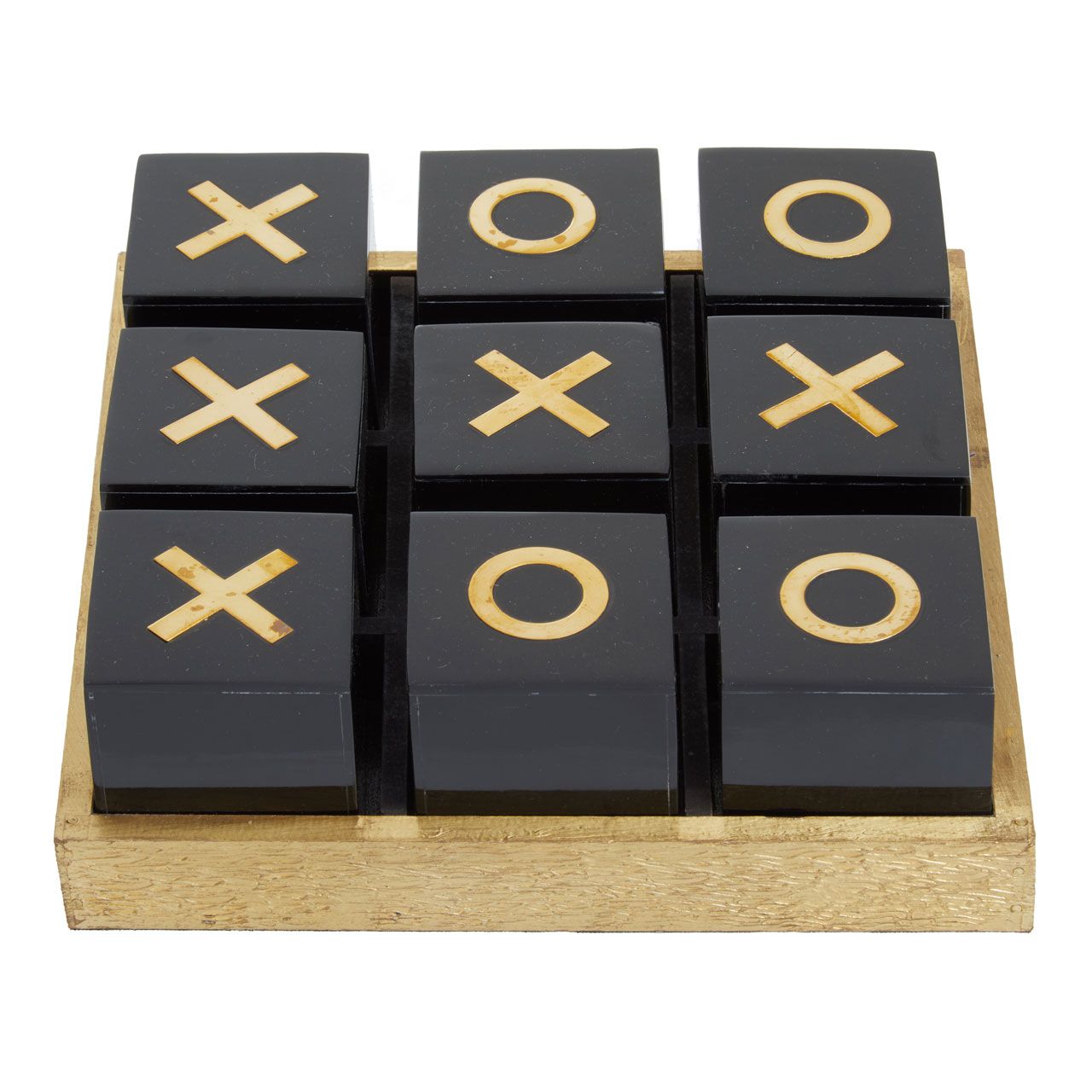 Rae Black & Gold Noughts & Crosses Set Accessories