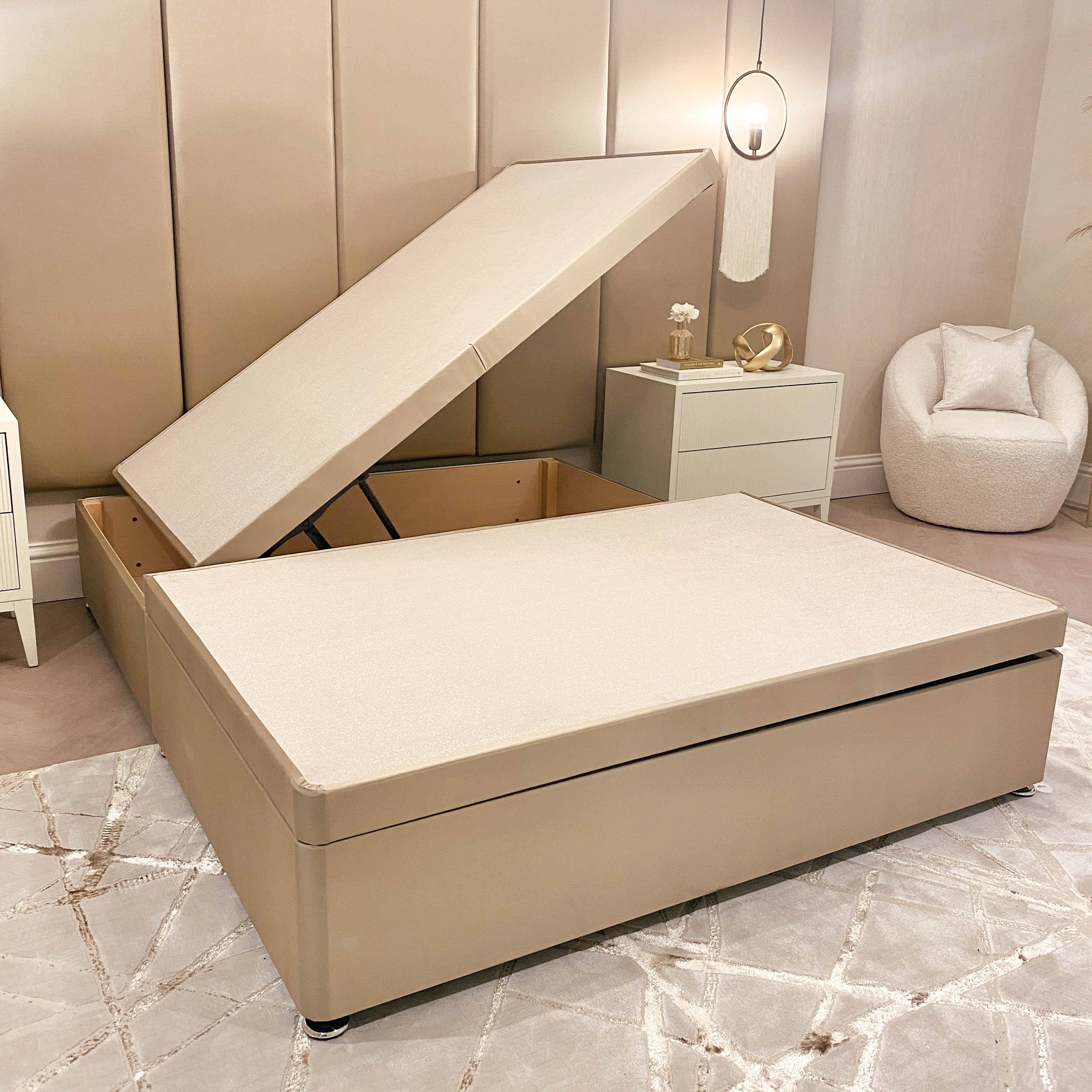 Serena Hazel Satin Fabric Sample Headboard