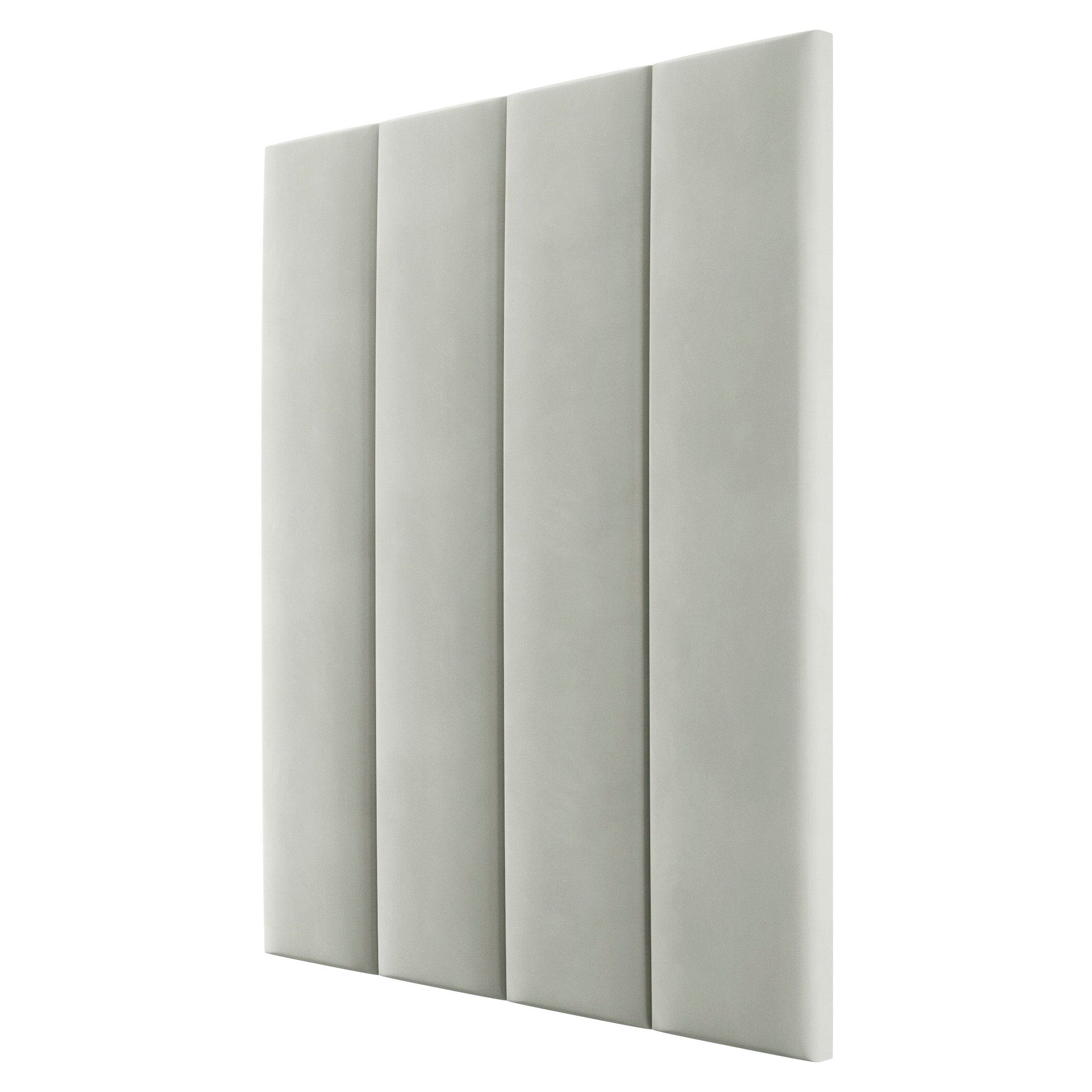 Smoke Grey Velvet Individual Upholstered Headboard Panel - 45cm MTO Beds and Headboards