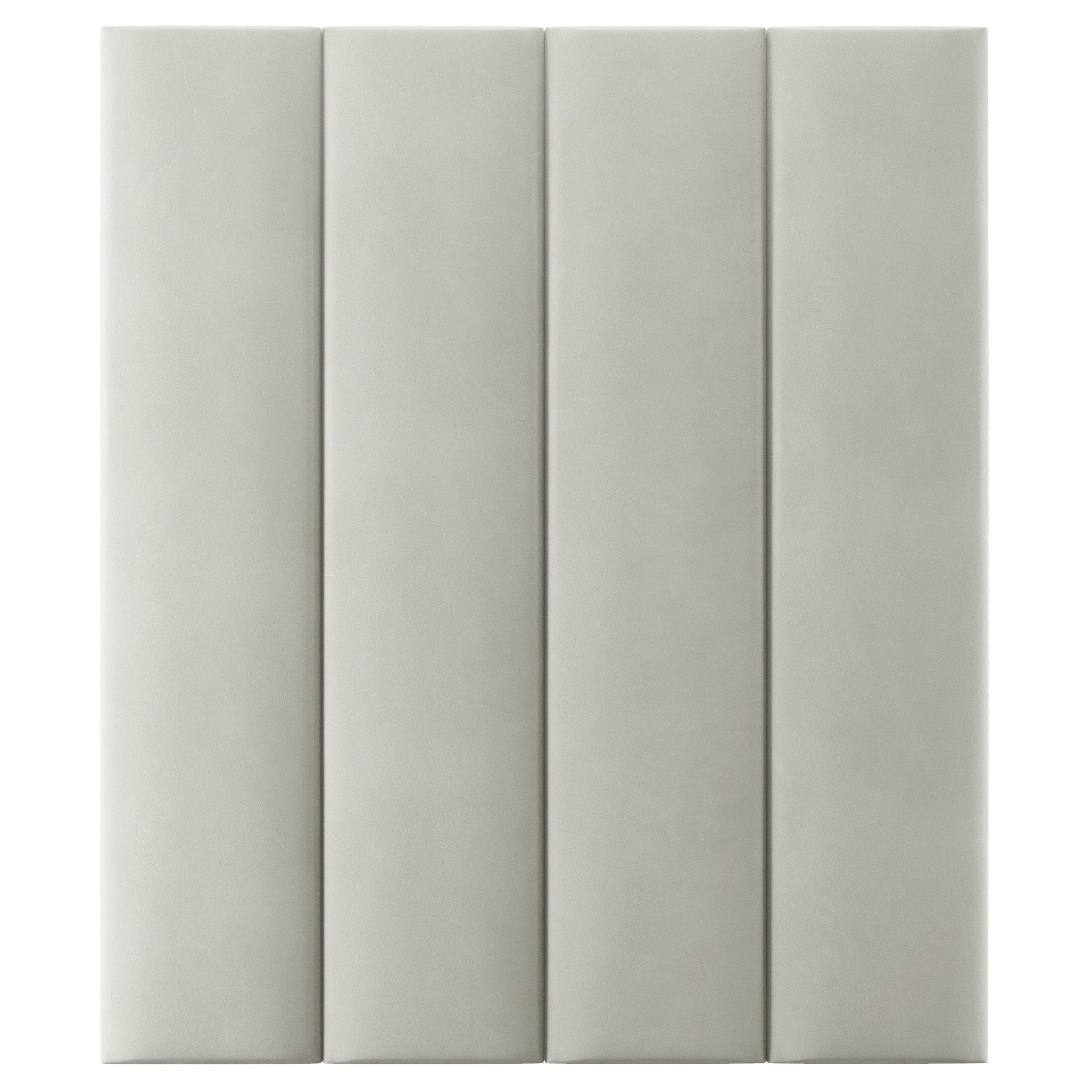 Smoke Grey Velvet Individual Upholstered Headboard Panel - 45cm MTO Beds and Headboards