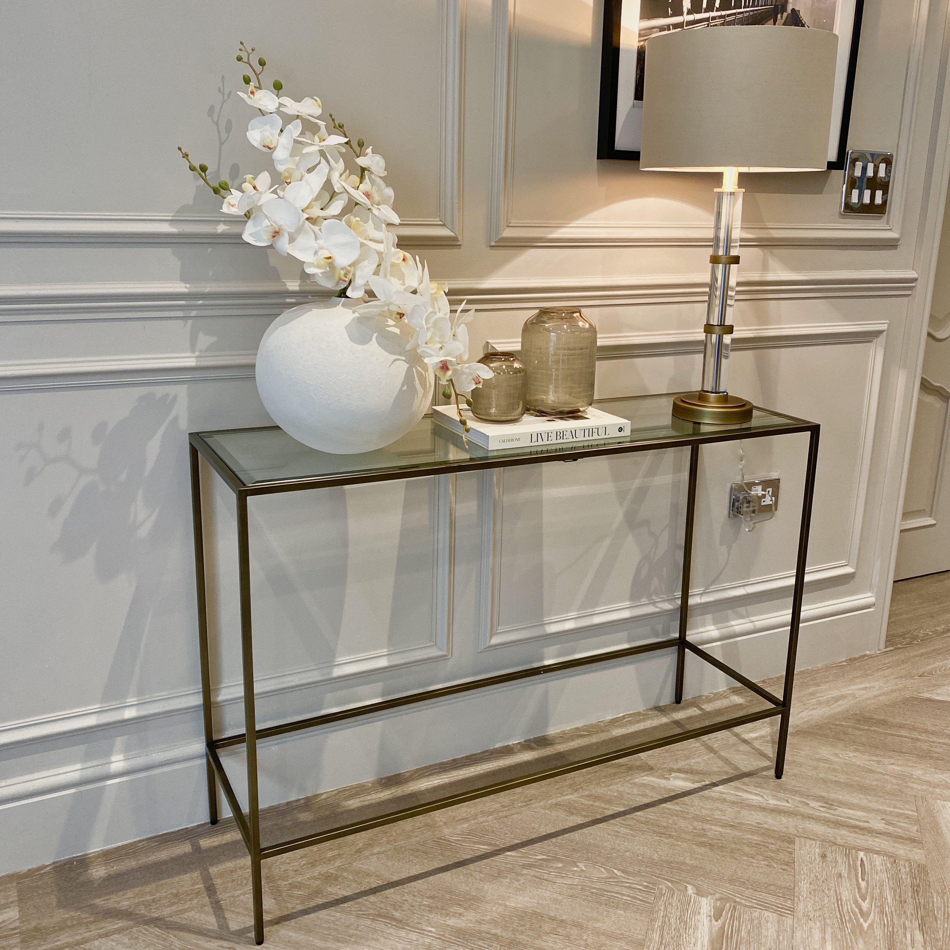 Stambaugh Bronze Console Table Console Table