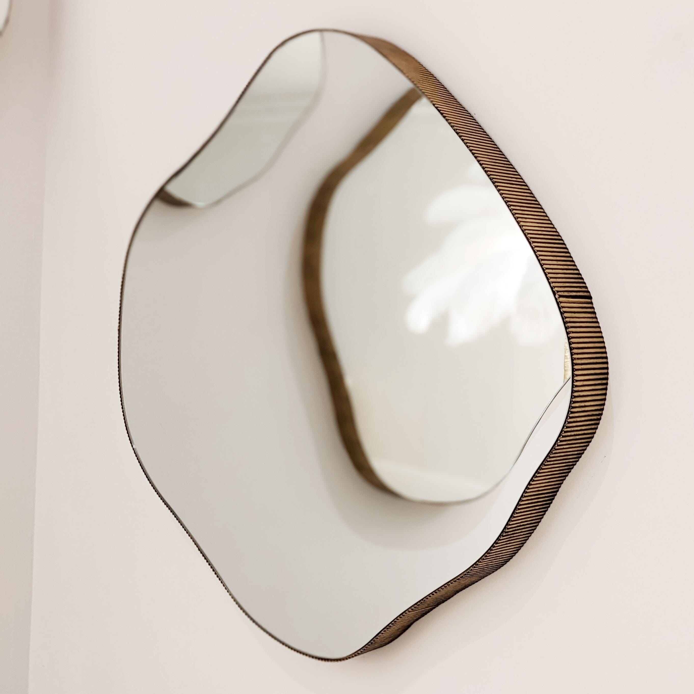 Valore Medium Bronze Abstract Wall Mirror Mirror