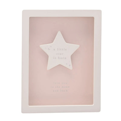 A Little Star is Born' Mini Pink Framed Art Accessories 