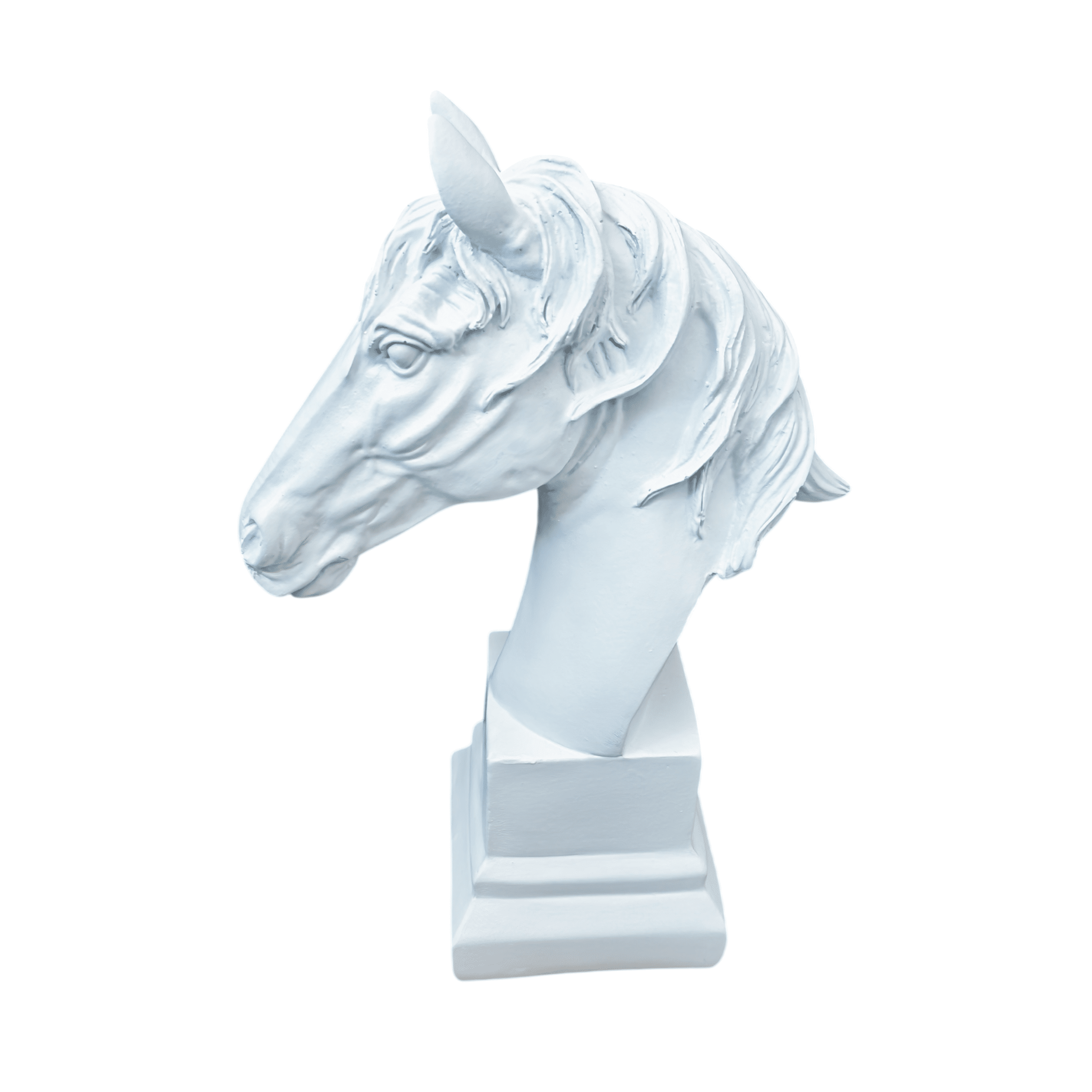 Abella White Horse Head Decorative Ornament Accessories 
