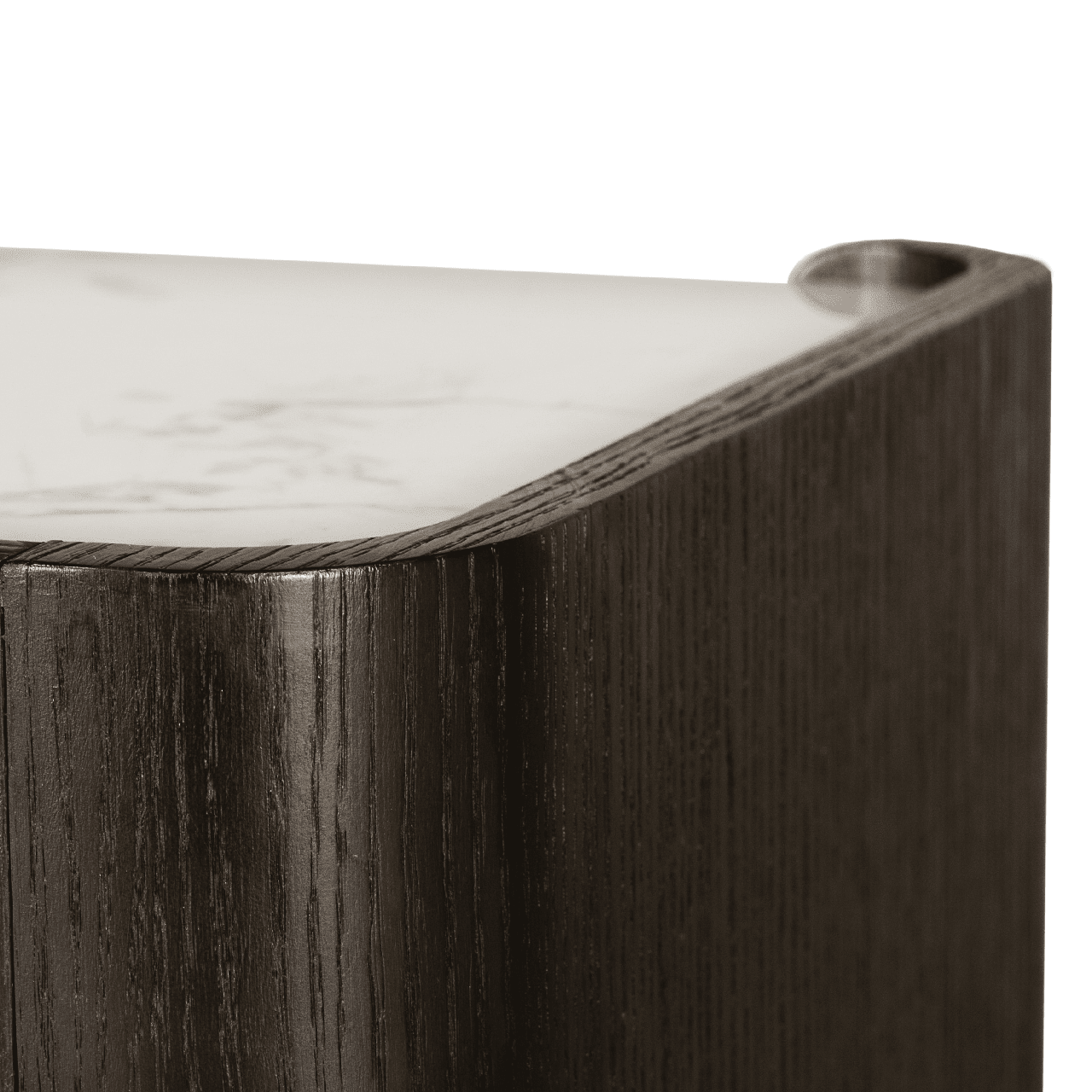 Adalynn Deep Brown Wooden 5 Drawer Chest with Faux Marble Top Furniture 