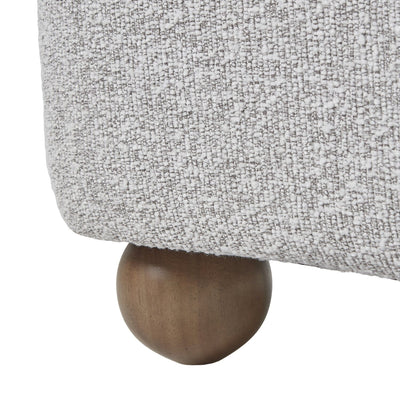 Addison Grey Boucle Textured Armchair Furniture 