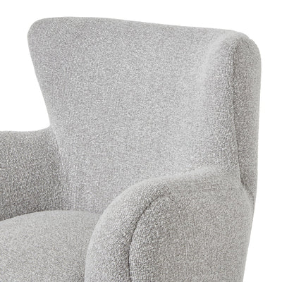 Addison Grey Boucle Textured Armchair Furniture 