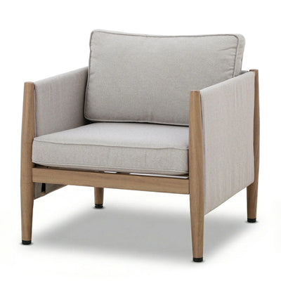 Adria Almond Upholstered Outdoor Lounge Set- Seats 5 Outdoor 