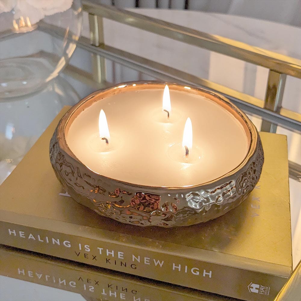 Aeolian Bronze 3 Wick Scented Candle Fragrance 