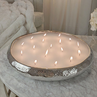 Aeolian XL Silver 17 Wick Scented Candle Fragrance 