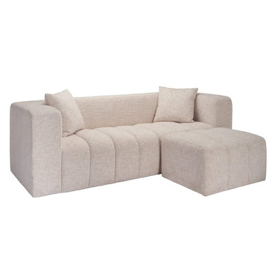 Allegra Oyster Textured 3 Seater Sofa Sofa 