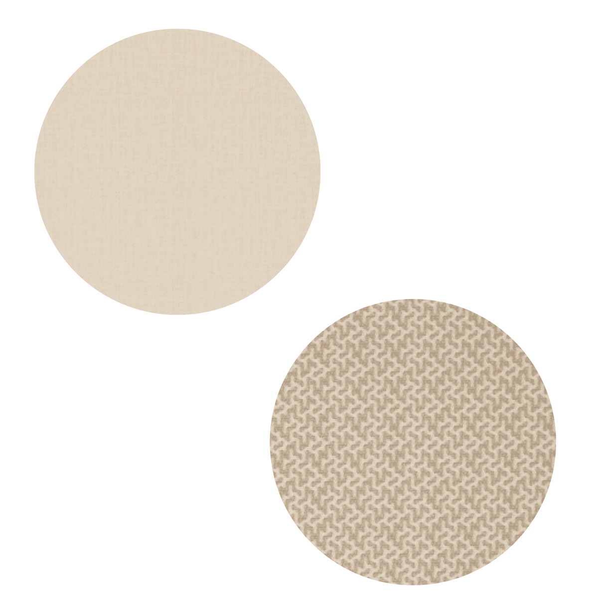 Almond Woven and Cream & Beige Fabric Samples Sample 