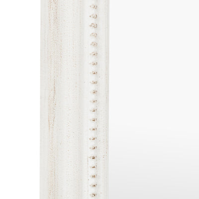 Alpar White Wooden Arch Leaner Mirror Accessories 