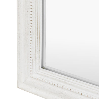 Alpar White Wooden Arch Wall Mirror Accessories 