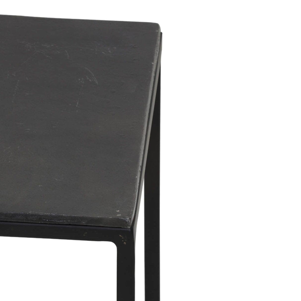Alta Black Metal Nesting Console Tables - Set of 2 Furniture 
