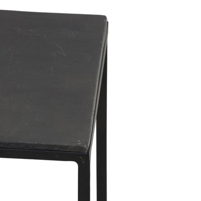 Alta Black Metal Nesting Console Tables - Set of 2 Furniture 