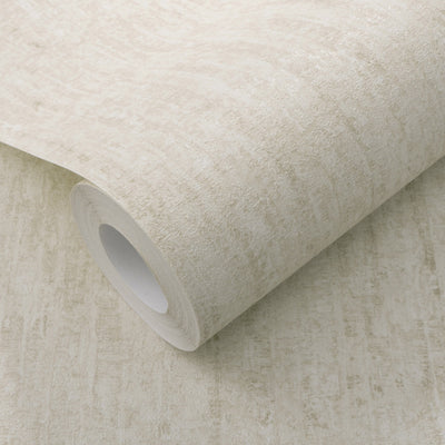 Altea Cream Linear Textured Wallpaper Home Improvement 