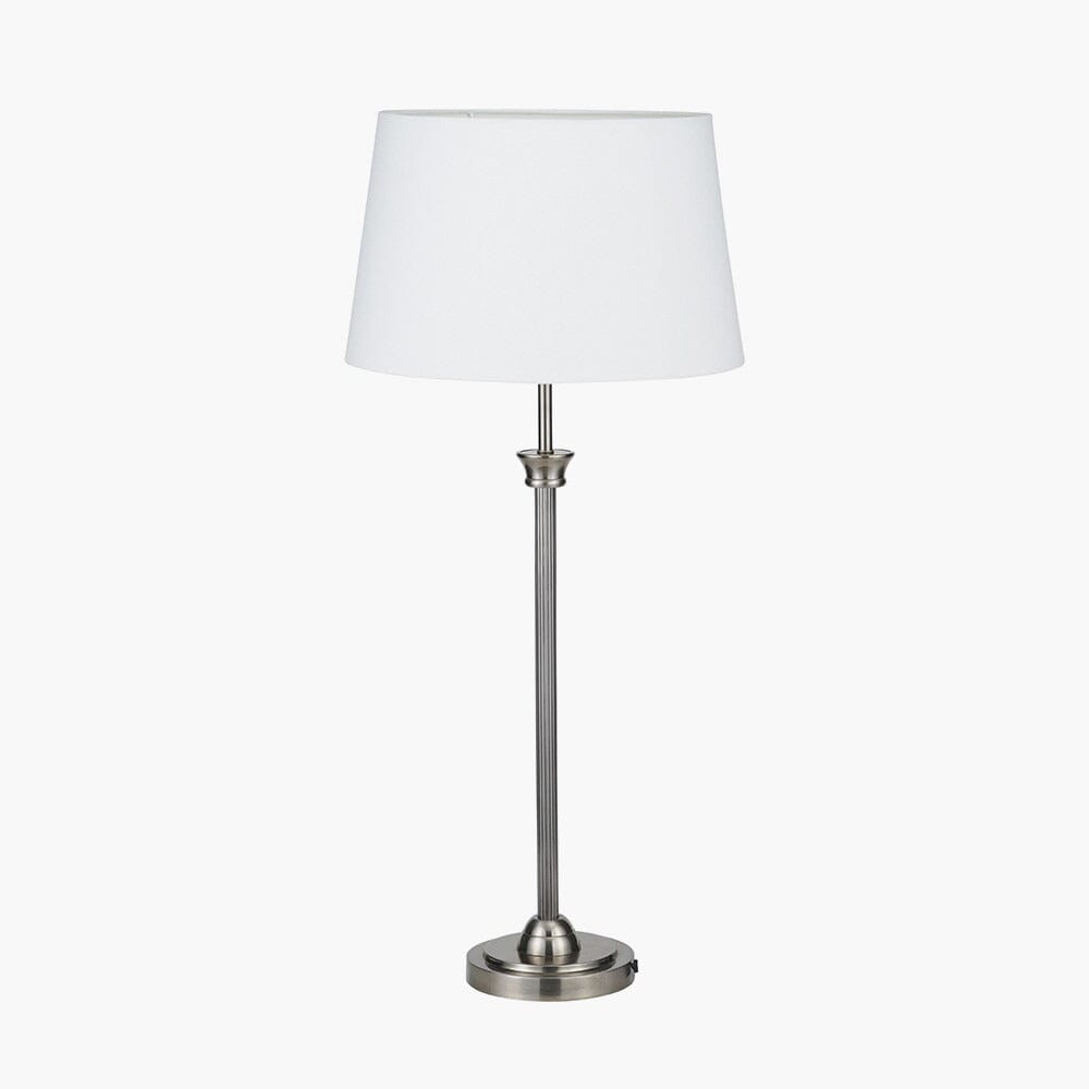 Alto Antique Silver Table Lamp Lighting 