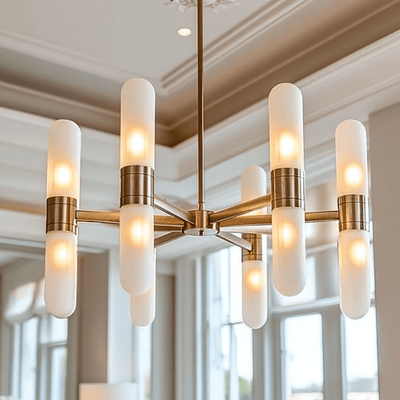Amoura Gold 6 Light Ceiling Pendant Lighting 