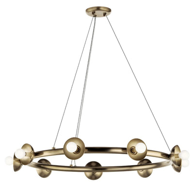 Anouk Gold 9 Light Round Statement Pendant Ceiling Light Lighting 
