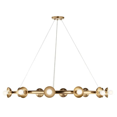 Anouk Gold 9 Light Round Statement Pendant Ceiling Light Lighting 