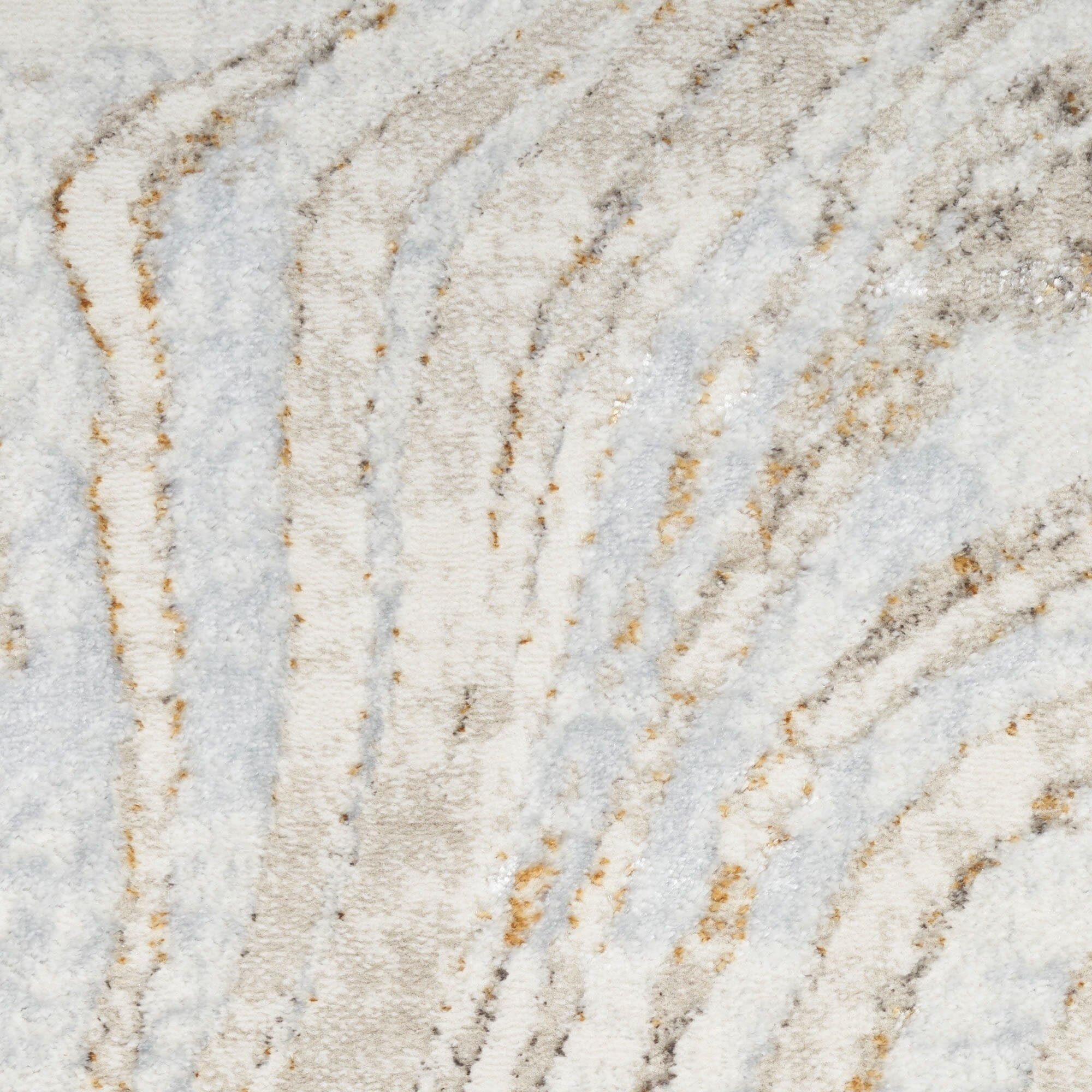 Anthea Beige & Cream Swirl Effect Abstract Rug 