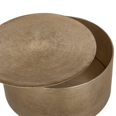 Antibes Antique Gold Storage Coffee Table Furniture 