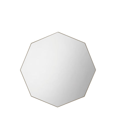 Antonia Octagonal Champagne Gold Framed Wall Mirror Accessories 