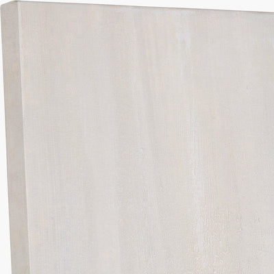 Aria White & Gold Abstract Frameless Canvas Wall Art Accessories 