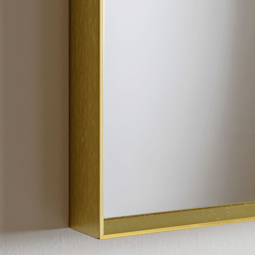 Arian Gold Large Overmantle Arched Mirror Accessories 