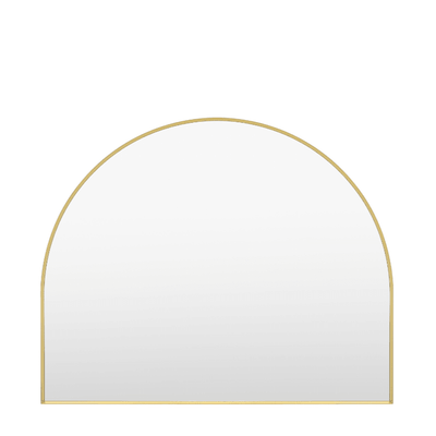 Arian Gold Large Overmantle Arched Mirror Accessories 