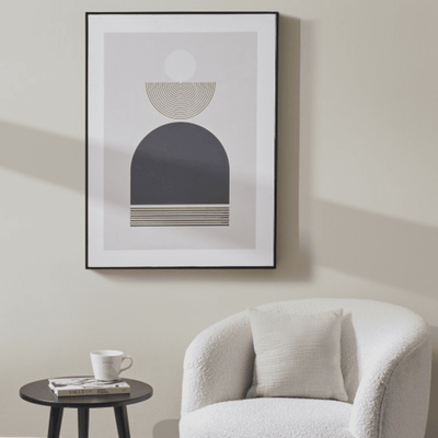Art Deco Black & Gold Framed Wall Art Accessories 