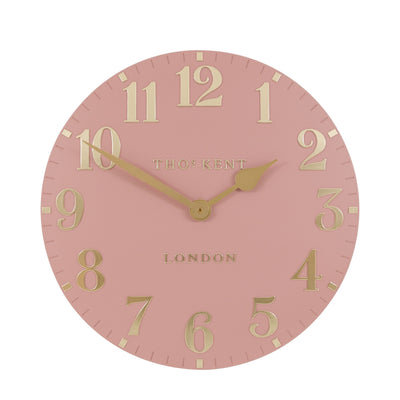Arundel Pink & Gold Wall Clock Accessories 
