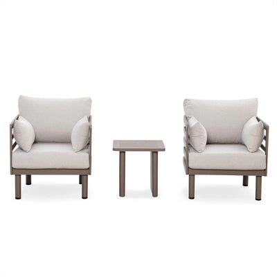Ashford Aluminium Outdoor Lounge Set- Seats 2 Outdoor 