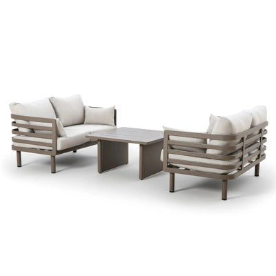 Ashford Aluminium Outdoor Lounge Set- Seats 4 Outdoor 