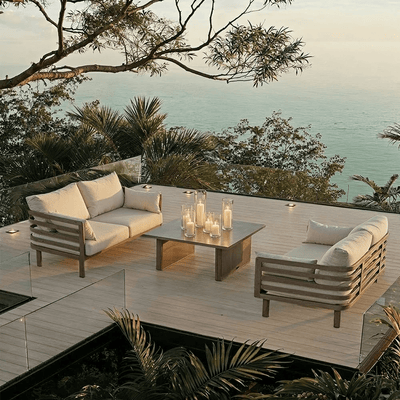Ashford Aluminium Outdoor Lounge Set- Seats 4 Outdoor 