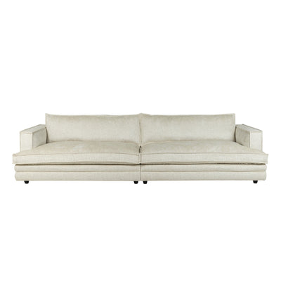 Avienne Cream Chenille 4 Seater Sofa Sofa 