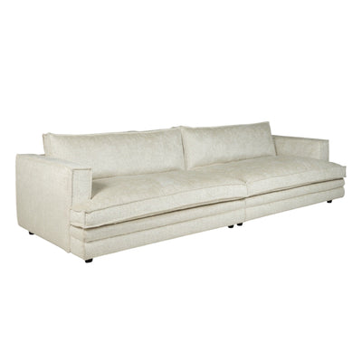 Avienne Cream Chenille 4 Seater Sofa Sofa 