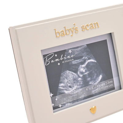 Baby's Scan Cream & Gold Photo Frame Accessories 