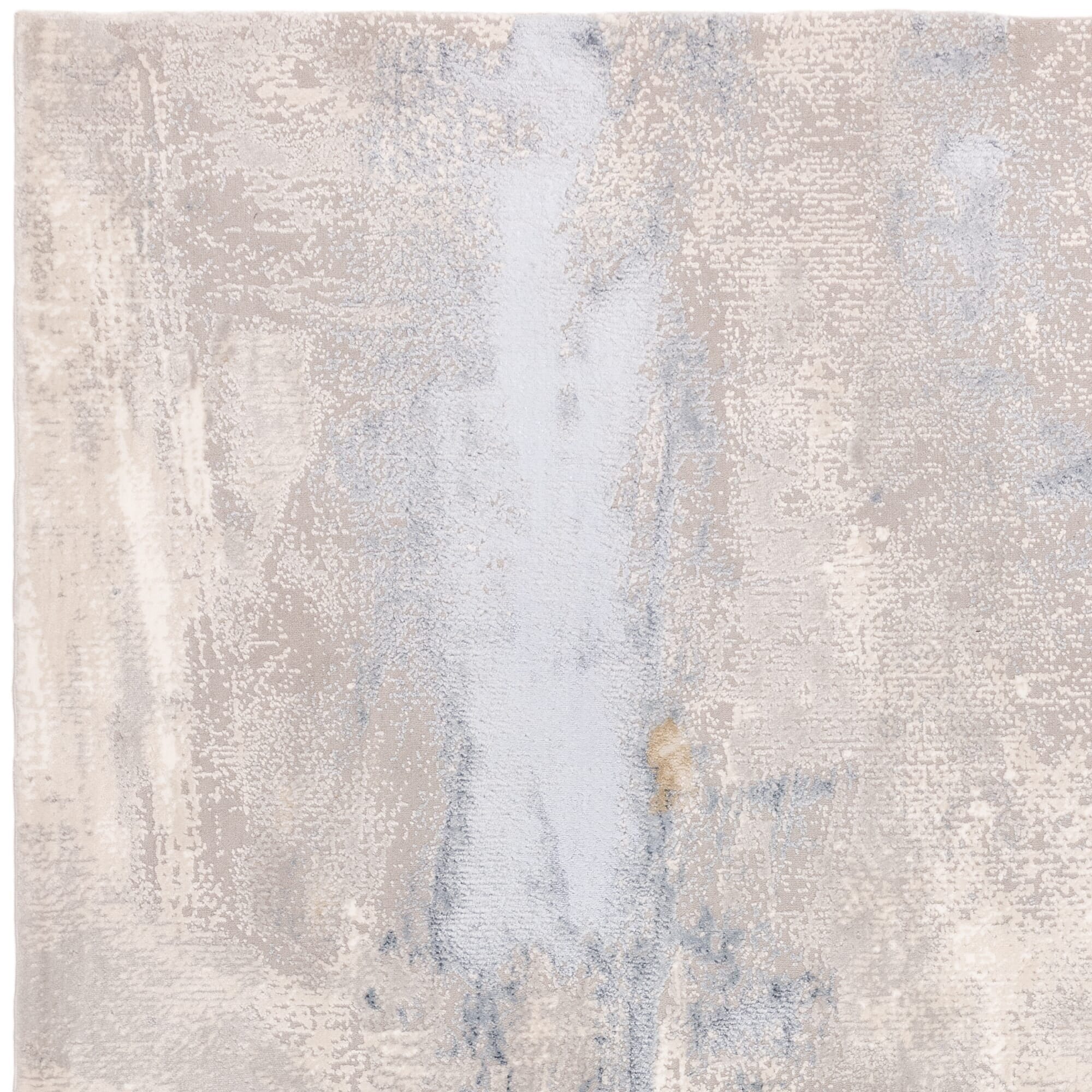 Bella Blue & Cream Abstract Rug Textiles 